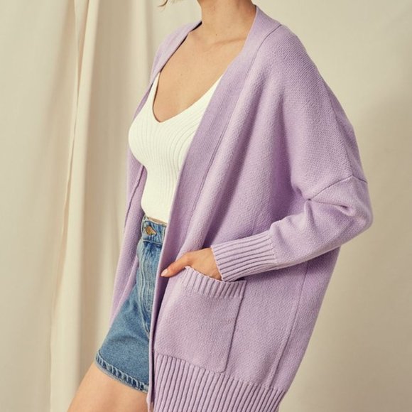 ❤️HP Lavender Oversized Cardigan - Picture 4 of 10